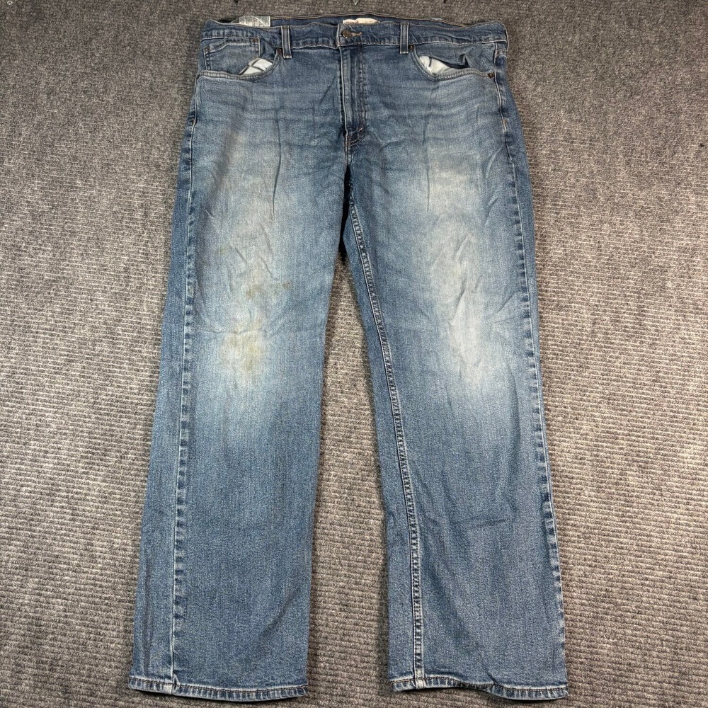 Levi Strauss Signature Relaxed Jeans Mens 40x30 Blue Good Denim Straight Leg